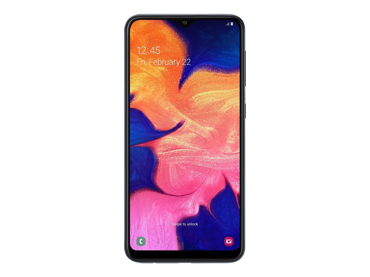 Samsung A10 : vue de face
