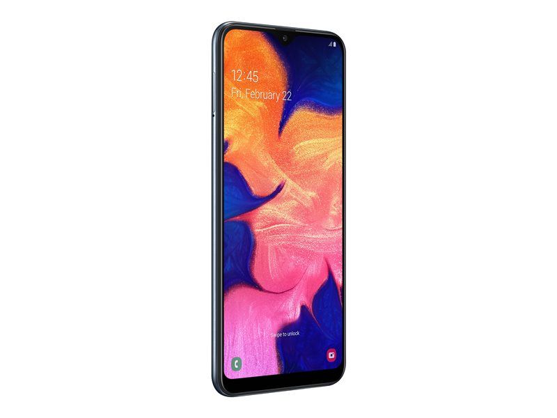 Samsung A10 : perspective gauche
